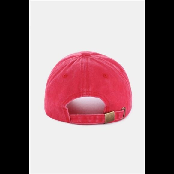 Zenana Washed DALLAS Embroidered Baseball Cap - Picture 10 of 10